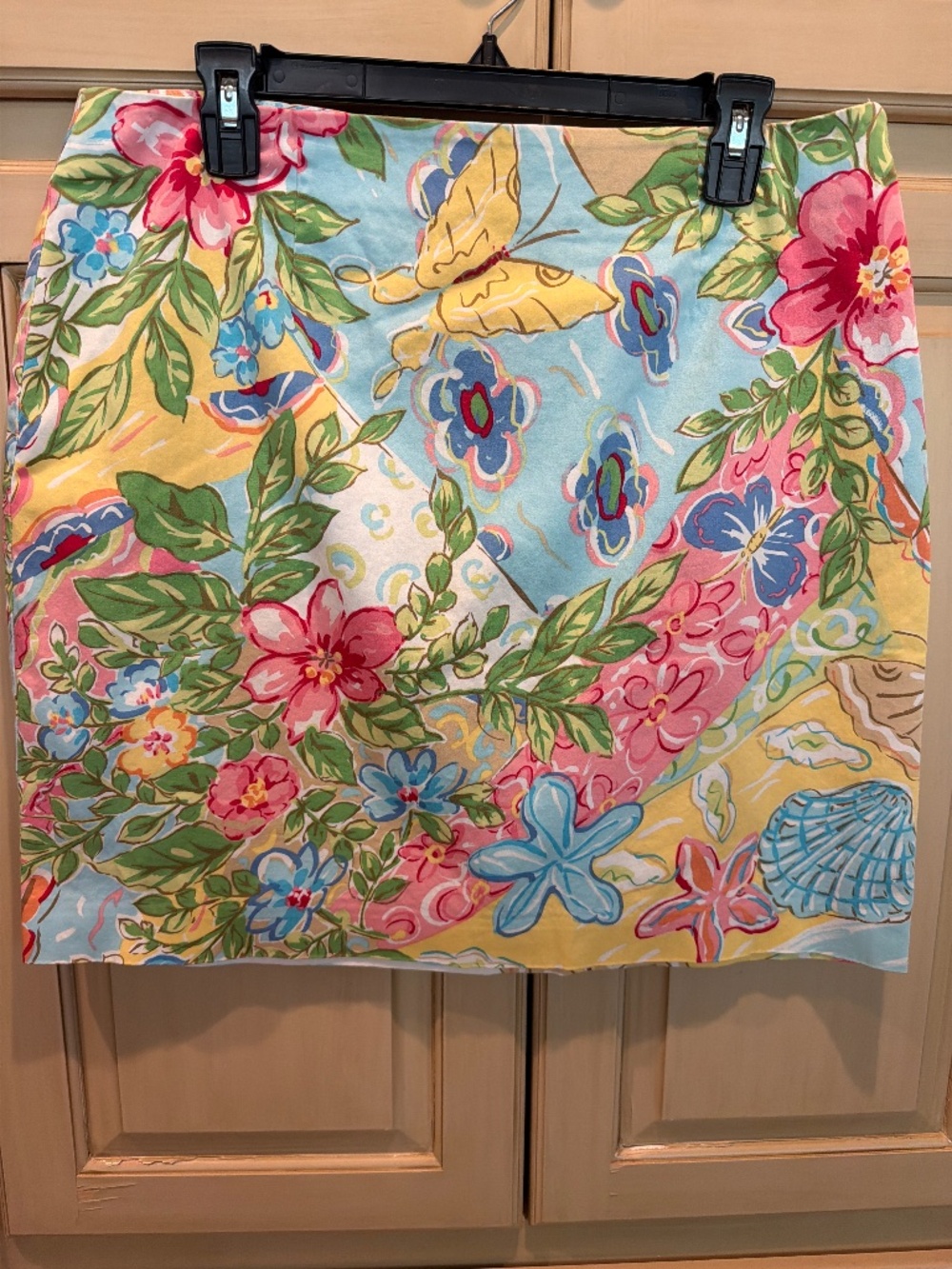 Talbots Colorful print skirt